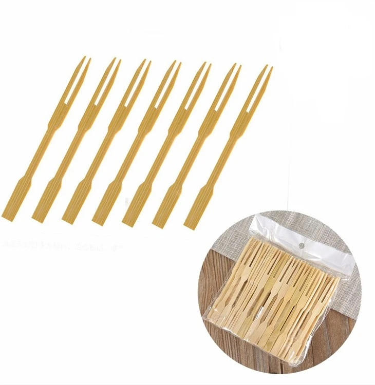 Bulk Bamboo Chip Fruit Fork